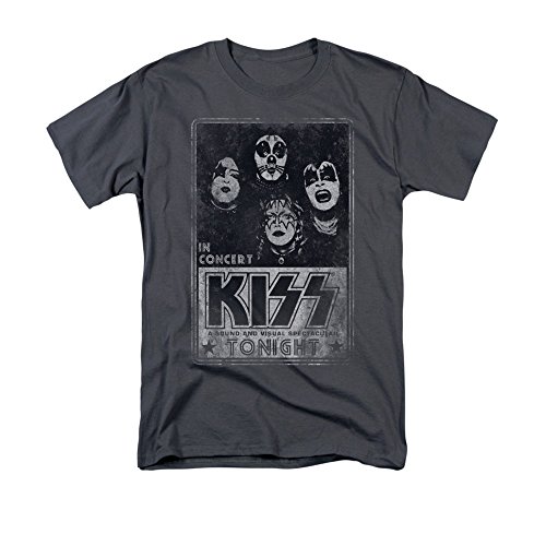 Distressed Concert Poster -- KISS Band Adult T-Shirt