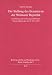Die Stellung des Beamten in der Weimarer Republik by Tade Matthias Spranger ISBN 382580075X