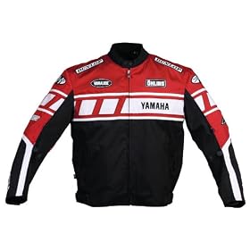 Joe Rocket Yamaha Champion Superstock Mens Motorcycle Jacket Red/White/Black Extra Large