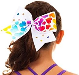 GymStar Black Hearts Cheer Bow