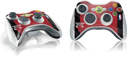 Skinit Chicago Bulls Away Jersey Vinyl Skin for 1 Microsoft Xbox 360 Wireless Controller