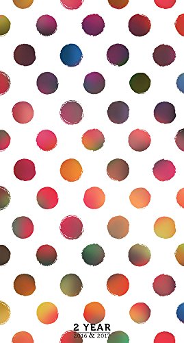 2016-2017 Polka Dots 2 Year Pocket Calendar