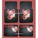 4PC Betty Boop Heart & Dog Front and Rear Floor Mats for Car Suv Truck