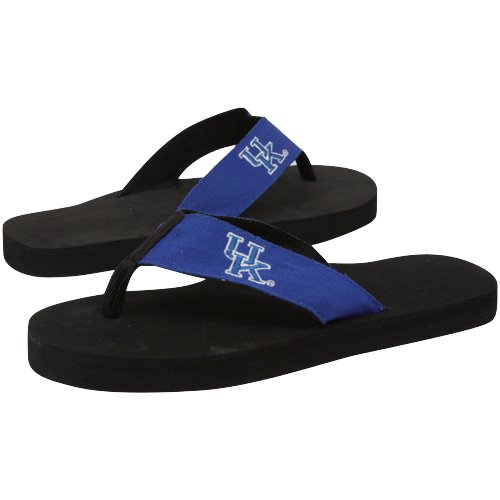 Cheap NCAA Kentucky Wildcats Royal Blue Basic Flip Flops (B0041QJ6FO)