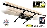 Promountings.com I-Beam Pull Up Bar / Chin Up Bar (Black Long Bar with Straight Ends)