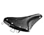 Brooks Saddles Imperial B68 S Bicycle Saddle with Hole and Laces (Women's, Single Steel Rail, Black)