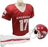 Arkansas Razorbacks Kids/Youth Football Helmet Uniform Set