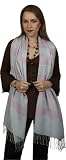 Silk Shawl / Wrap / Stole with Stripe Design (28"X78")