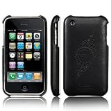 SGP Case for iPhone 3G/3GS Genuine Leather Grip [Infinity Black]