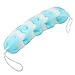 uxcell Back Shoulder Cleaning Meshy Shower Pouf 18.5 Inch Long Blue White