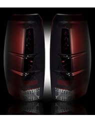 Automotive Parts and Accessories: Chevy Avalanche 07-13 LED TAIL LIGHTS - Red Smoked Lens - Recon