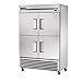 True T-Series 4-Half Door 6-Shelf Reach-In45;10?F Freezer