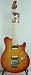 Ernie Ball Music Man Axis Floyd Rose Electric Guitar, Cherry Burst