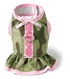 Doggles Harness Dress - Camo Green - XX Small