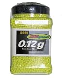 TSD Sports 10,000 ct. Jar Plastic Yellow Airsoft BBs (6mm, 0.12g)