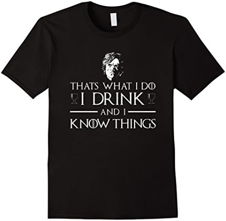 Men's That what I do I drink and I know things XL Black