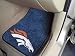Denver Broncos NFL Car Mats 2-PC Front
