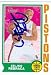 Zeljko Rebraca Autographed/Hand Signed Basketball Card (Detroit Pistons)