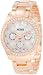 XOXO Women's XO5386  Rhinestone Accent Rose Gold Bracelet Watch