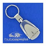 New Lincoln Logo Chrome Tear Drop Key Chain Ring