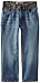 Lee Big Boys' Husky Dungarees Belted Relaxed Bootcut Jean