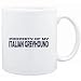 Mug White " PROPERTY OF MY Italian Greyhound EMBROIDERY " Dogs
