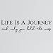 Life is a Journey and only you hold the map 9x36 vinyl lettering wall decal sticker words art decor