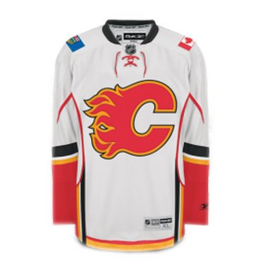 Reebok Calgary Flames Reebok Edge Premier Hockey Jersey [SENIOR]