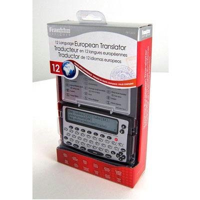 New Franklin Electronic 12 Language European Translator 3-Line Display Batteries Included