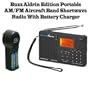 Grundig G6 Aviator Buzz Aldrin Edition Portable AM/FM Aircraft Band Shortwave Radio With SSB, Battery Charger