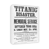 'Memorial Service poster, Titanic disaster' - Canvas - Medium - 30x45cm