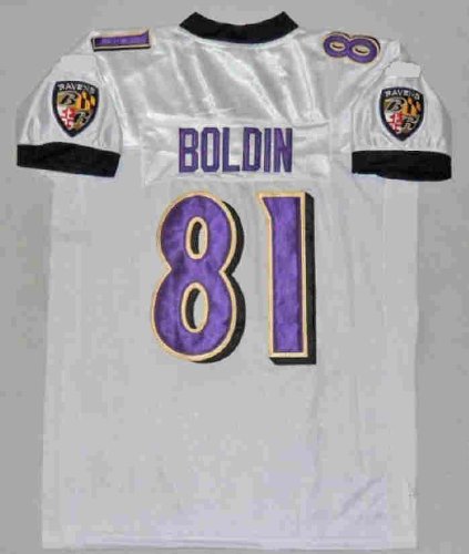 Jerseys Baltimore Ravens 81 Anquan Boldin White Authentic Football Jersey Size 48-56 (Please Select the Size When You Order, Can Do Drop Shipping)