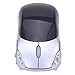 HDE 2.4GHz Sports Car Shape Wireless Ergonomic Optical Mouse with Adjustable DPI (California Silver)