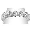 14K White Gold Diamond Band - 1.00 Ct.