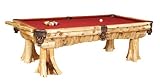 Log Pool Table w/ Cedar