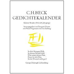 Gedichtekalender Kleiner Bruder 2012: 28. Jahrgang