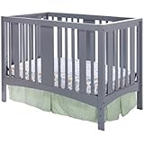 Dream On Me Havana 5 in 1 Convertible Crib, Grey