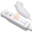 White Remote Controller+Nunchuck Skin for Nintendo Wii