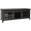 60" Wide Black Flat Panel Credenza
