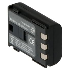 Batterie haute qualit� Phottix pour Canon EOS 350D 400D BG-E3 Powershot G7 G9 S30 S40 S45 S50 S60 S70 S80 - comme NB-2LH
