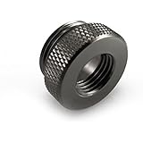 XSPC M20 to G1/4" Fillcap Adapter, Black Chrome