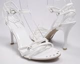 White Wedding Bridal Strappy Sandals w/Stones Prom Shoes 41z3cbrgKZL. SL160 White Wedding Bridal Strappy Sandals w/Stones Prom Shoes