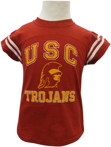 Garb NCAA USC Trojans Girl's Olivia Tee (Small, Cardinal)
