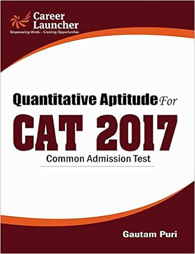 CAT 2017 Quantitative Aptitude -Book 2017 Edition-Gautam Puri