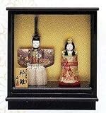 一秀 作 ひな人形 木目込 雛人形 神雛 0号 ケース入