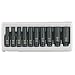 Sunex 1811 10 Piece 1/4" Drive Deep SAE Impact Socket Set