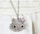 High Quality 4gb Hello Kitty Crystal Jewelry USB Flash Memory Drive Necklace
