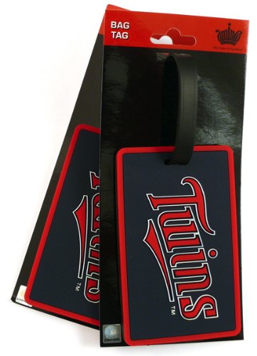 Minnesota Twins Two Pack Soft Laser Bag Tag