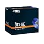 TDK T19798 BD-RE Wiederbeschreibbare Blu-ray Rohlinge 25GB in Jewel Case (5 St�ck) 1-2x Speed