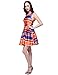 OMEYA.WANSHIDA. Women's Summer Casual Sleeveless Stripe Cocktail Mini Party Dress